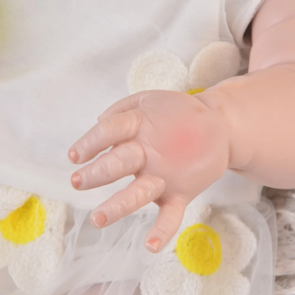 Bebes reborn полный Силиконовый reborn baby girl куклы живые дети подарок на день рождения куклы игрушки можно купать стиль boneca reborn
