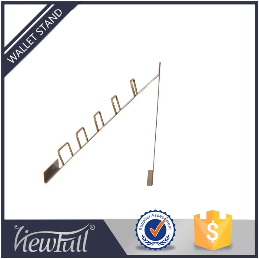 2015 latest hot selling titanium 6 step steel display rack |
