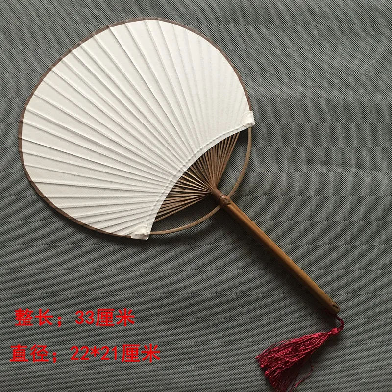 Высококачественная рисовая бумажная корт вентиляторы пустые чертежные материалы специально разработанные DIY Рисунок ремесло коллекция/подарок