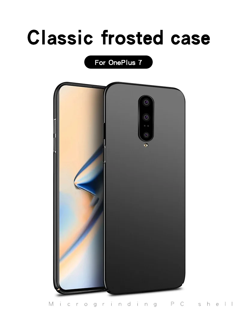 Матовый Жесткий чехол из поликарбоната для OnePlus 7 Pro, Ультратонкий защитный чехол для Oneplus 7 7Pro 6 6T 5 6T 3 3t, чехол для задней панели 1+ 7Pro 1+ 6