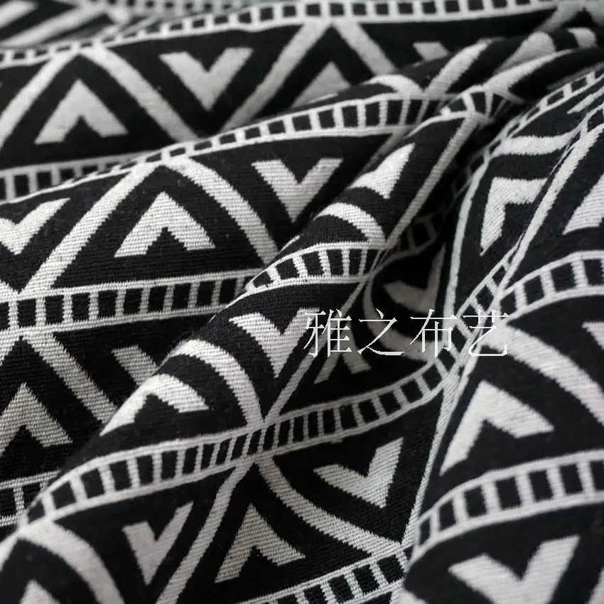 Окрашенная в пряжу полосатая ткань геометрические формы жаккардовая для сумки