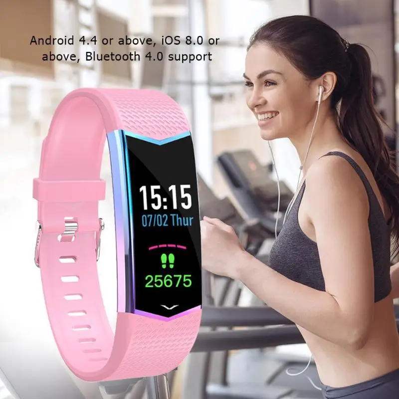 

L8 Sport Smart Bracelet Fitness Tracker Heart Rate Monitor Wirstband IP67 Waterproof Passometer Sport Smart Band for Android IOS