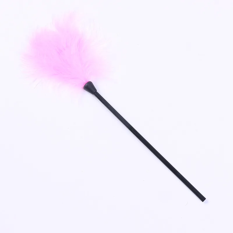 Секс игрушки для возлюбленных Жокейские кроп пони перо щекотка плетение