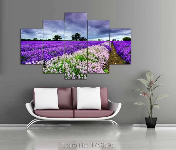 Современный домашний декор Настенная картина с цветами Реалистичная принтом