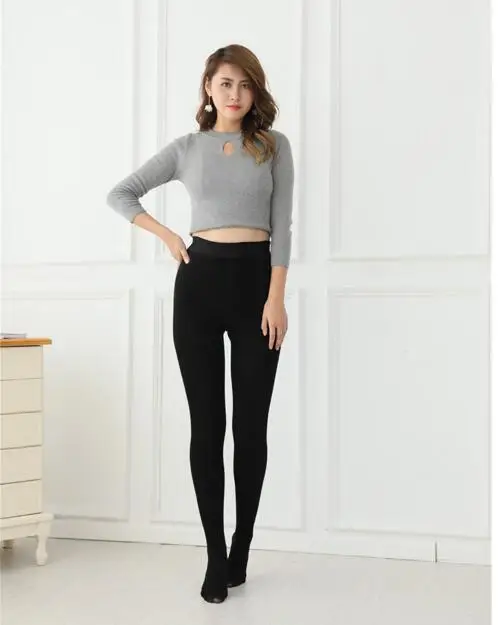

Plus Size Velvet Thick Tights High Elastic Winter Pantyhose for Women