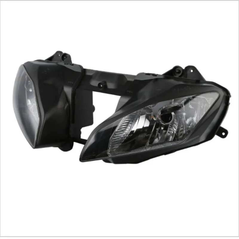 Передняя фара мотоцикла Фара освещение лампа в сборе Комплект для Yamaha YZF R6 2008 2009