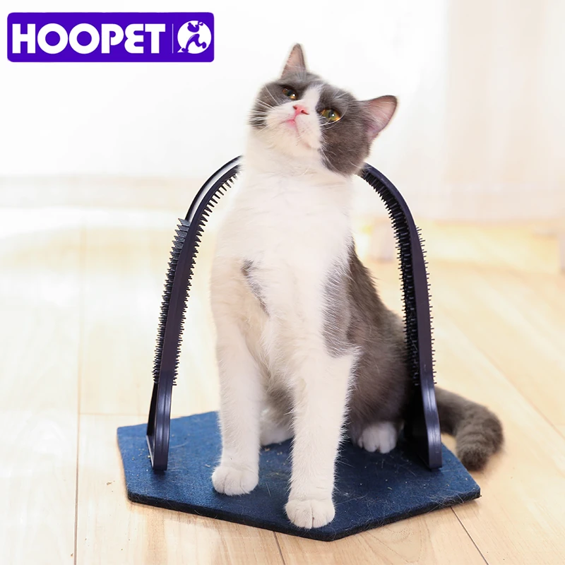 HOOPET кошачьих чем больше царапается для кошек игрушечная щётка массажное устройство Пластик царапин щетина свода стопы массажер самостоятельно Уход за лошадьми царапины от зуда