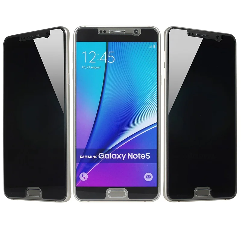 Закаленное защитное стекло для Note 5 4 3 ЖК экрана с защитой от шпионов Защитная