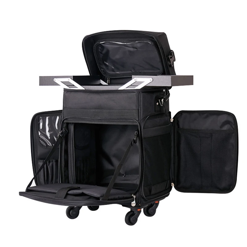 CARRYLOVE multi-function advanced luggage Trolley embroidery Oxford cloth Korea beauty nail jewelry make up suitcase |