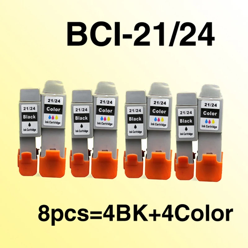 BCI 21 24 картридж совместимый для BCI21 BCI24 IP1000 IP1500 IP2000 MP110 i250 i255 i320 B180C|Чернильные