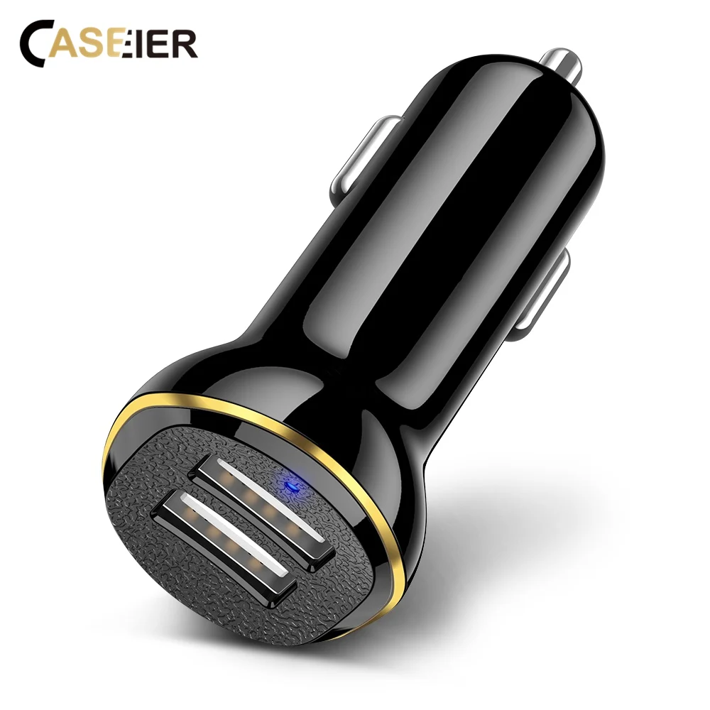 Автомобильное зарядное устройство CASEIER с двумя выходами USB 3.1A max (Real) Быстрая