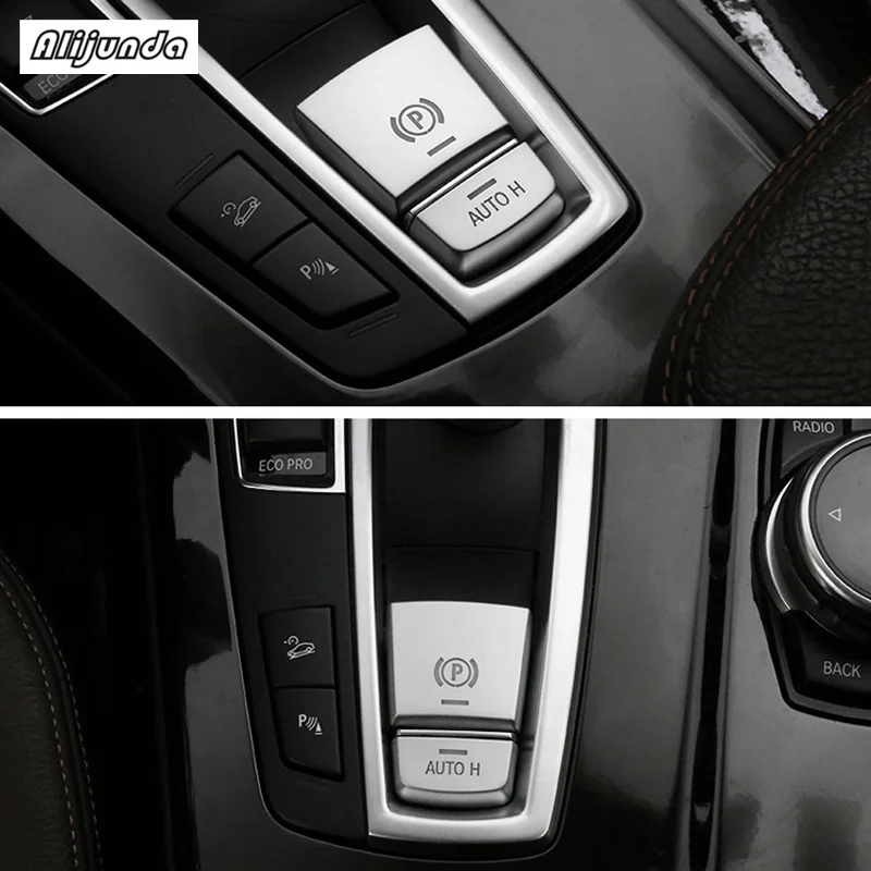 Автомобильный электронный стояночный тормоз Авто H кнопки крышка для BMW 5/6/7 серии