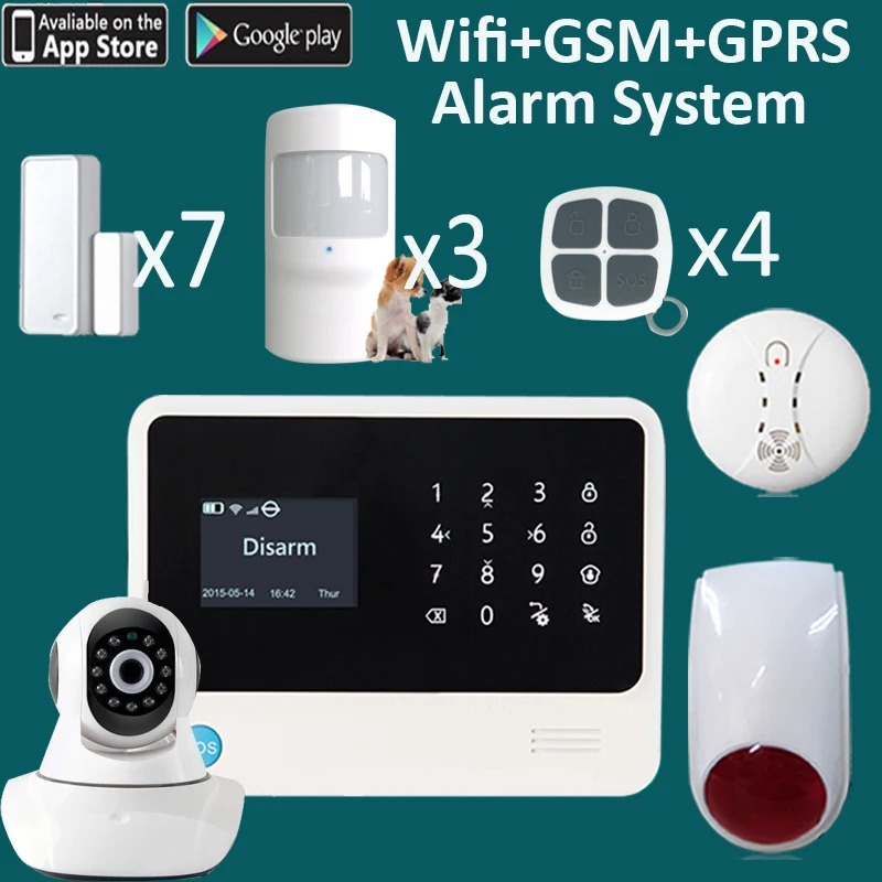 Две сети GSM Wi Fi сигнализация для вождения от воровства wifi охранная