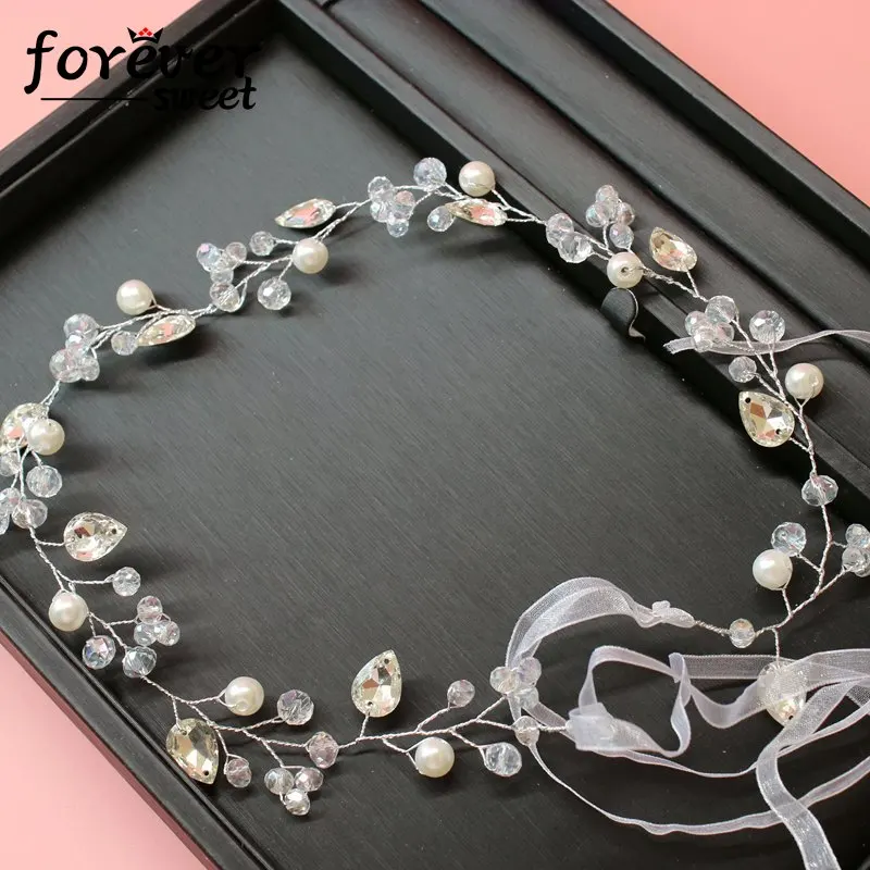 Свадебная тиара ручной работы с белыми кристаллами и жемчужинами|wedding tiara|pearl