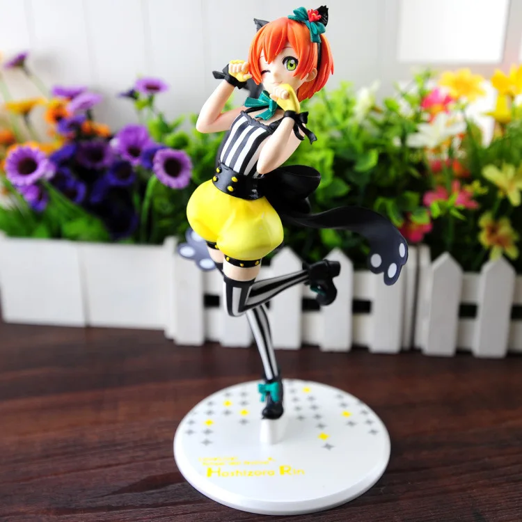 Love Live! Школьный идол фестиваль Рин хошидора 23 см аниме экшн-фигурка из ПВХ Brinquedos