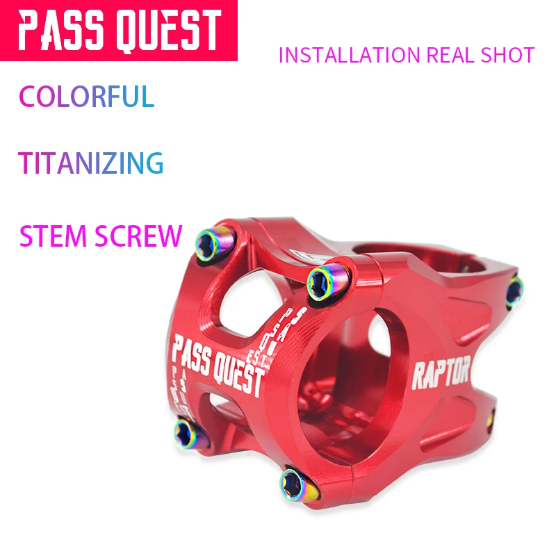 Стволовые винты для велосипеда алюминиевый сплав титановое покрытие MTB горных и