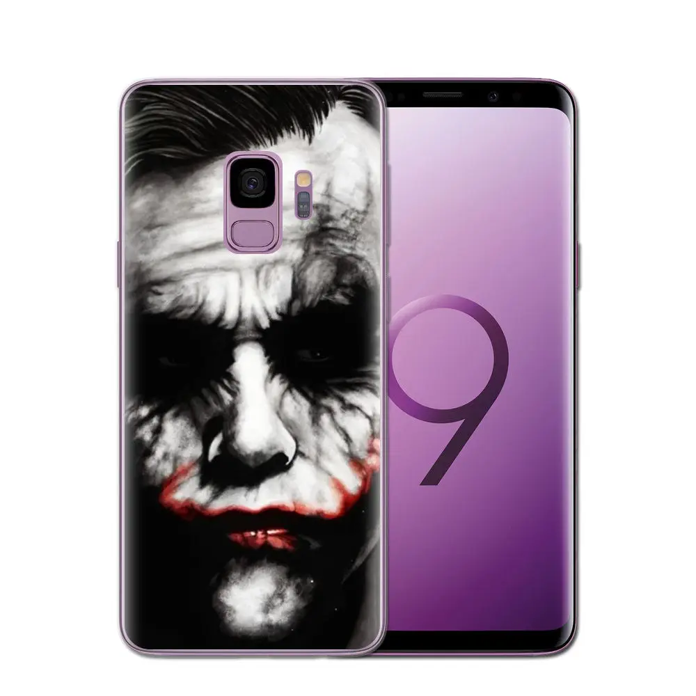 Клоун Джокер Телефон чехол для samsung Galaxy Grand Prime J2 J3 J5 J7 A3 A5 A7 2016 2017 S6 S7 край S8 S9 плюс A8