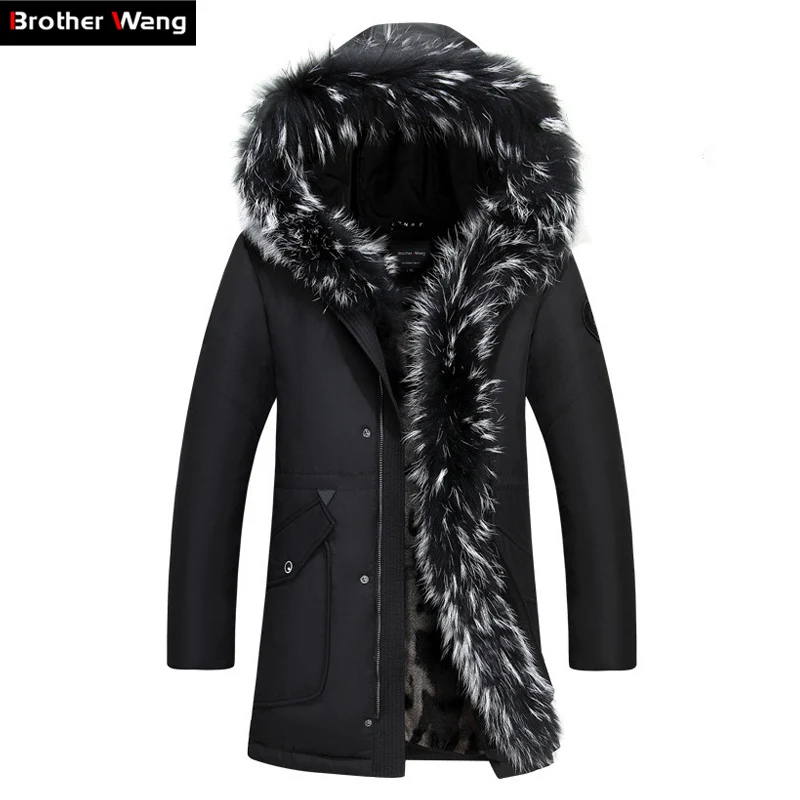 Мужской длинный пуховик с капюшоном размеры до 5XL|jacket brand|jacket downjacket down brand |