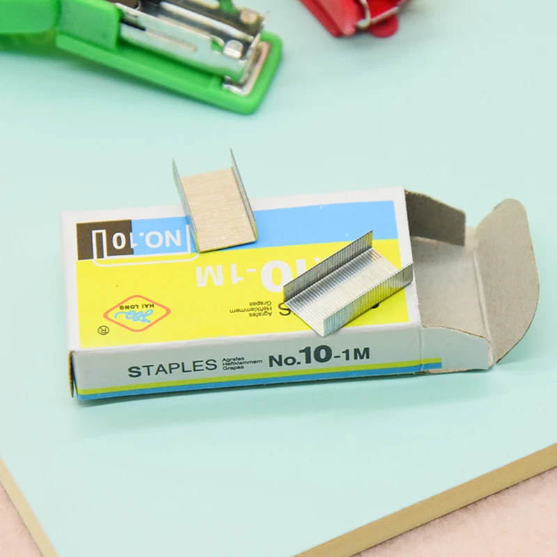 Набор мини степлера портативный маленький Подарочный степлер милые