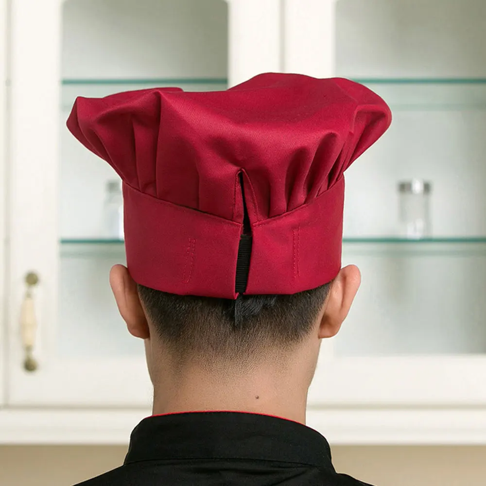 Головной убор шеф повара Регулируемый мужской кухонный пекарь удобный повар для