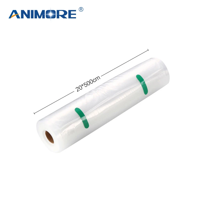 ANIMORE рулоны для вакуумной упаковки 20x500 вакуумный Термоупаковщик пакеты для хранения пищевых продуктов 2 рулона пакеты для хранения пищевых продуктов FB-04