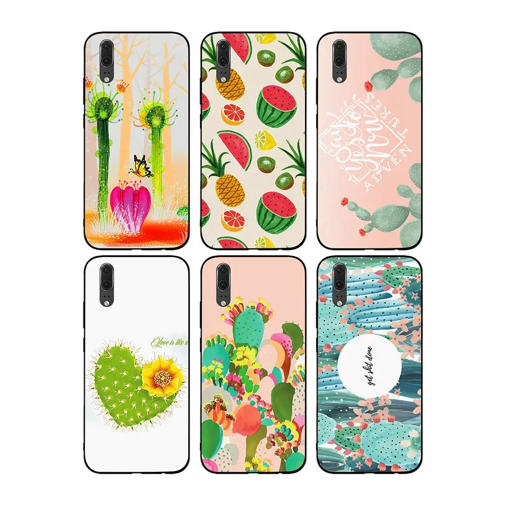 Красивый мягкий чехол для Huawei Y6 Y7 Y9 Prime 2017 2018 2019 Nova 2i 3 4 3i Lite Mate 10 20 Pro