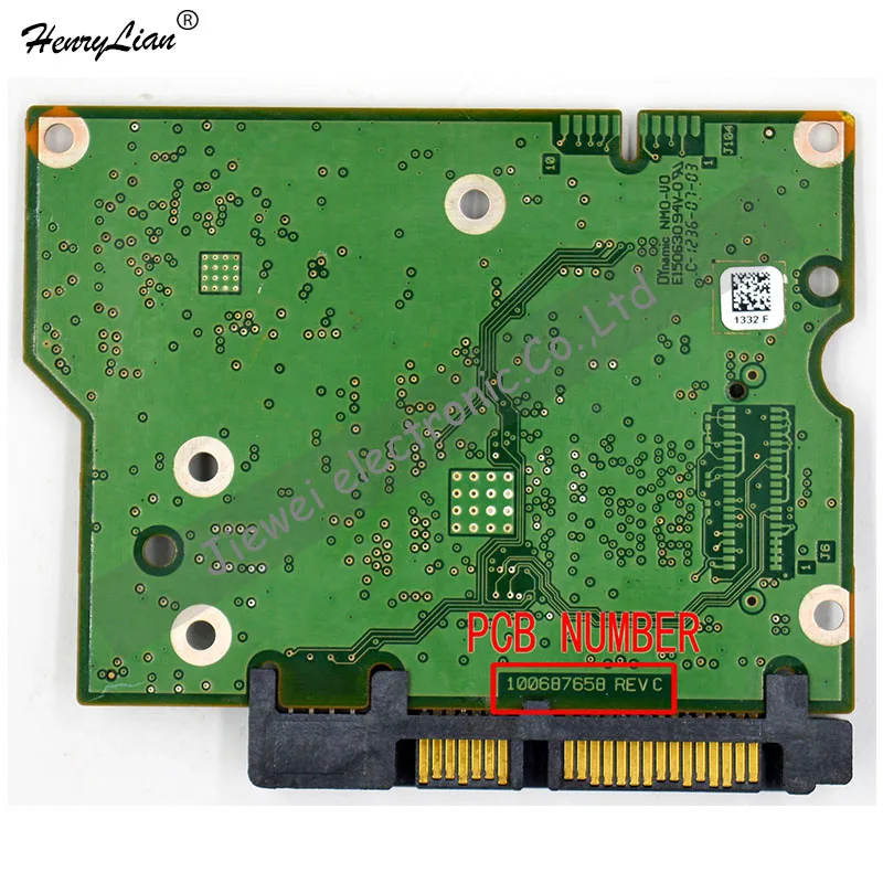 Для ST2000DM001 ST1000DM003 HDD печатная плата/номер платы: 100687658 REV C/REV B/REV A