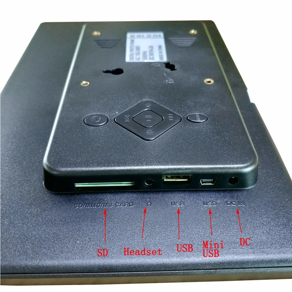Фото 10-дюймовая система operacyjny 16X9 WIFI Android Ram 512 МБ ПЗУ 8G Поддержка установки загрузки мыши Программное обеспечение для приложения Цифровая фоторамка №3