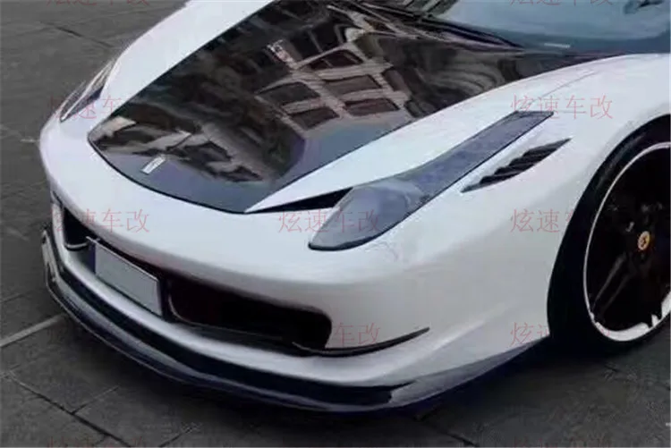 Подходит для Ferrari 458 передний стержень из углеродного волокна Италия воздушный