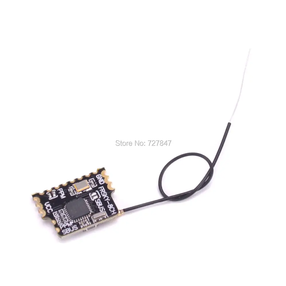 Мини приемник 2 4G 8CH D8 с PWM PPM SBUS выход совместим Frsky X9D Plus DJT DFT DHT|Детали и аксессуары|
