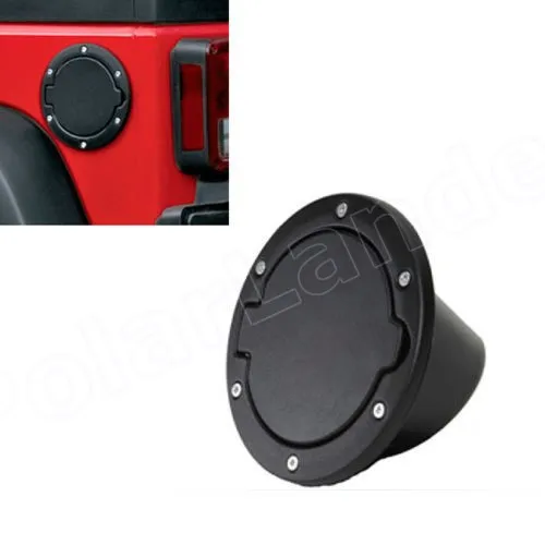 Горячая нержавеющая сталь Черный ABS газовый топливный бак крышка двери подходит