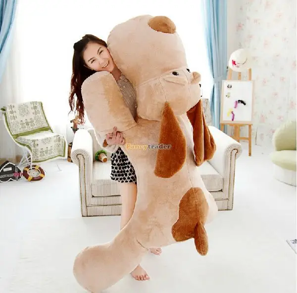 

Fancytrader 59'' / 150cm the Biggest Plush Cute Stuffed Soft Lazy Dog Toy, Free Shipping FT50383