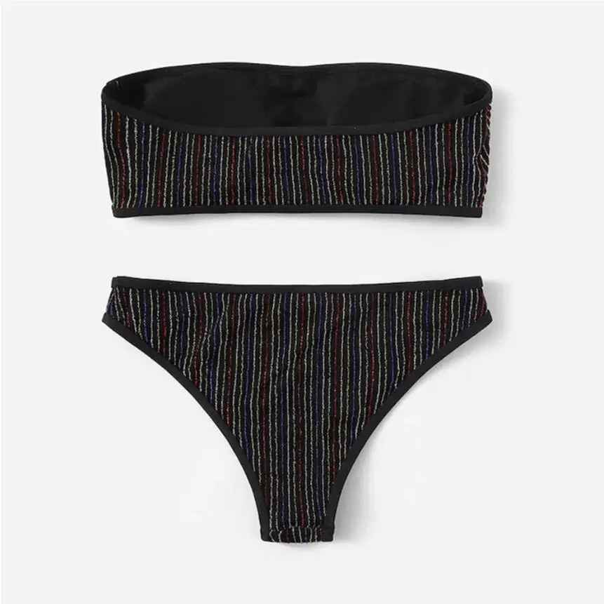 Цветочный сплошной Высокая талия Купальник бикини для женщин купальники малышек