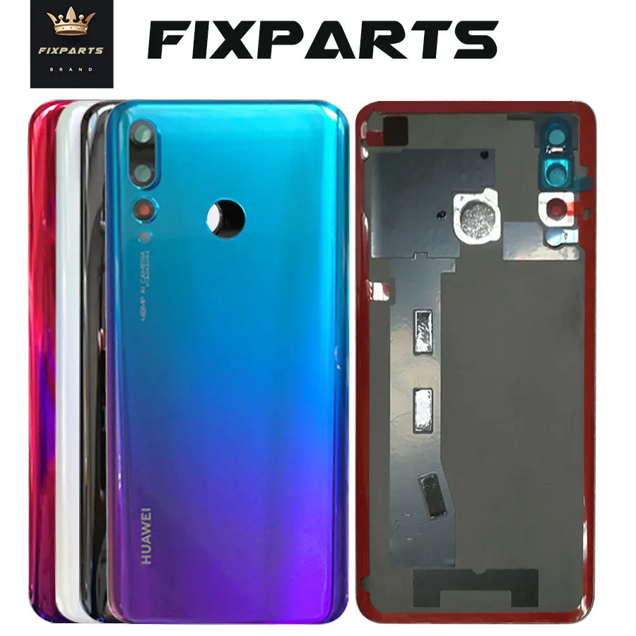 Оригинальный корпус для HUAWEi Nova 4 задняя крышка батарейного отсека объектив в