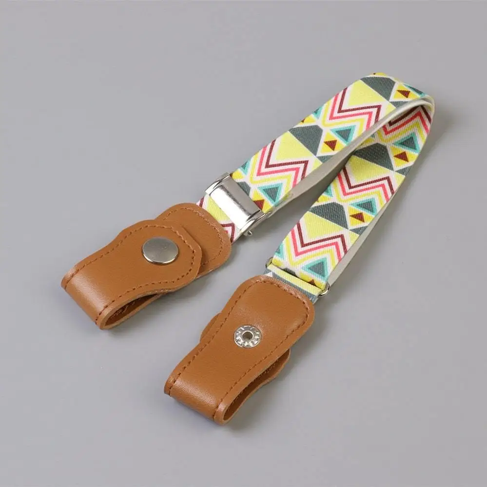 Детский Эластичный пояс без застежки эластичный для джинсов и брюк платьев не