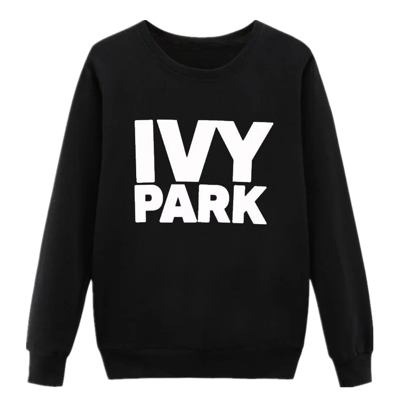 Vsenfo Beyonce вентиляторы толстовки для женщин свитшот с принтом в виде надписи Ivy Park свитшоты Женские повседневные топы Sudadera Mujer
