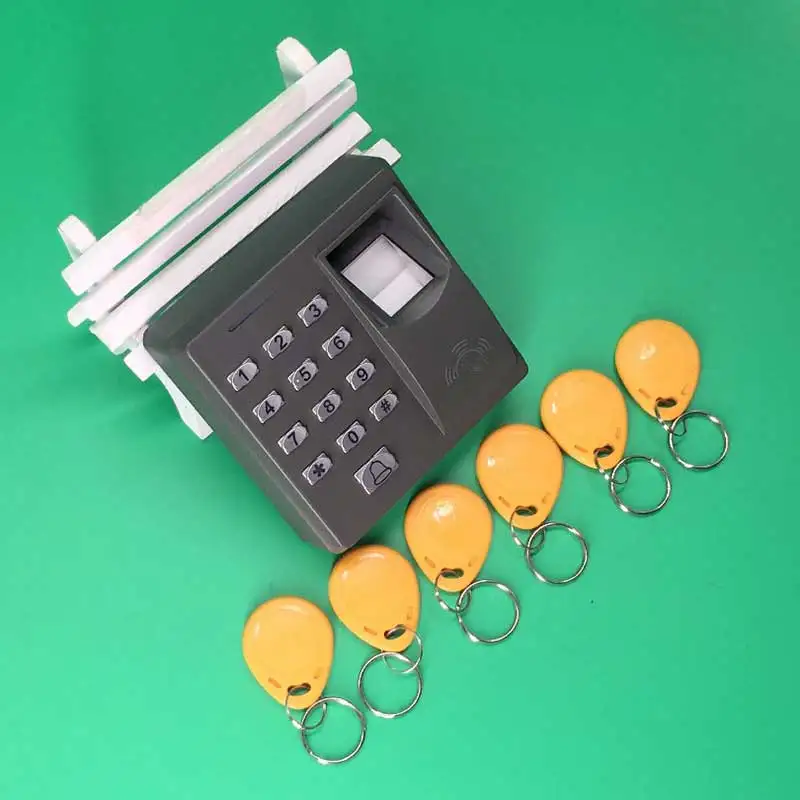 Биометрическая система дверного замка с кодом отпечатков пальцев + 10 шт. 125 кГц RFID