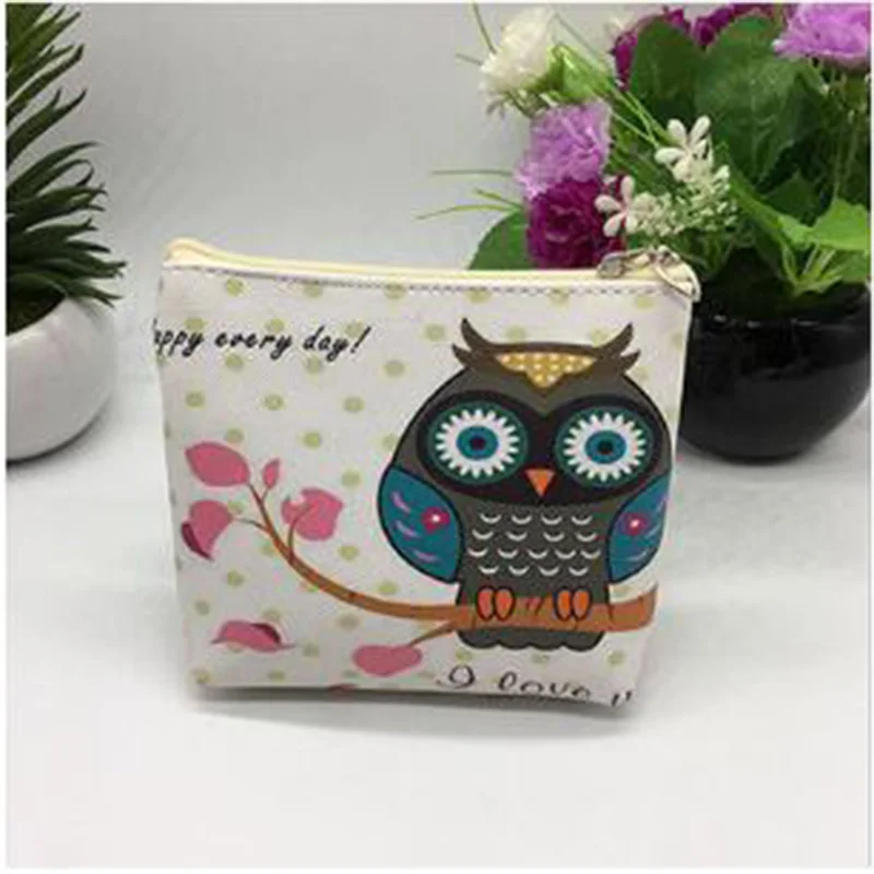 Новинка 2018 мультяшная сова сумка для монет детский PU нулевой кошелек ключей |