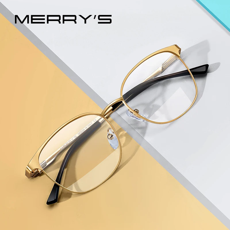 

MERRYS DESIGN Men Women Fashion Trending Oval Glasses Frame Unisex Myopia Prescription Optical Eyeglasses S2046