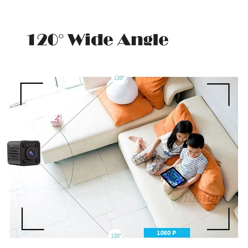 Мини Wi-Fi камера HD 1080P беспроводная Видео Аудио видеокамера ночного видения датчик