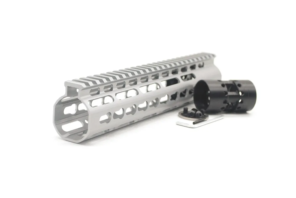 AR-15 M4 M16 10 дюймов серый Keymod свободный плавающий цельный стиль Handguard Picatinny Rail Mount System