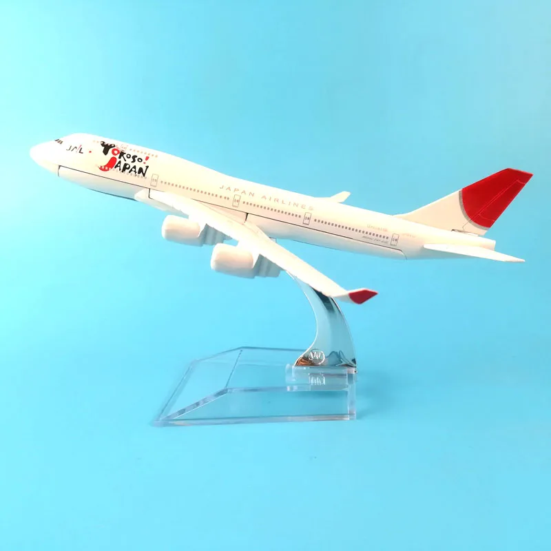 

747 YOKSOS JAPAN AIRWAYS модель самолета из металлического сплава Игрушечная модель самолета коллекция самолета настольная игрушка подарок на день р...