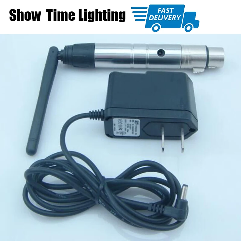 

Fast delivery 2pcs/lot wireless dmx 512 controller 2.4G DMX 512 Transmitter and dmx receiver for stage light long distance