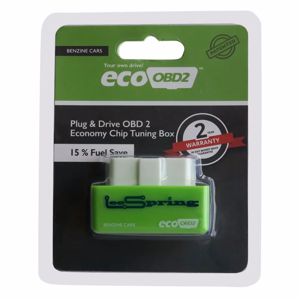 Увеличение скрытой мощности зеленый EcoOBD2 дизельный экономичный чип тюнинг