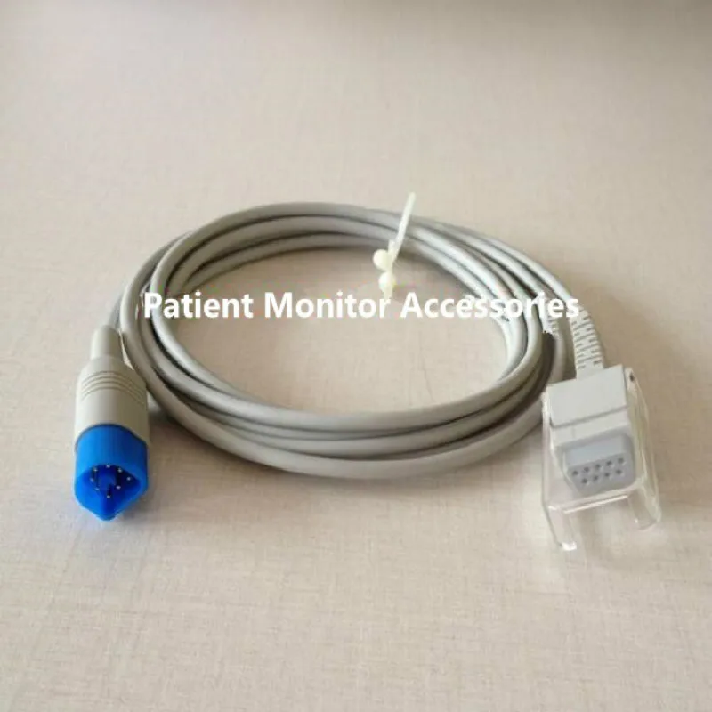Free Shipping Compatibe for Philips MP20/30/40 VM4 DB8 Pin to DB9 Female Spo2 Extension Cable Adapter | Обустройство дома
