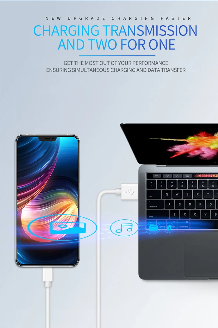 USB зарядное устройство 1 м 2 м 3 м Micro USB кабель для samsung huawei 3A Зарядка для Xiaomi Android мобильный телефон USB C зарядное устройство универсальное