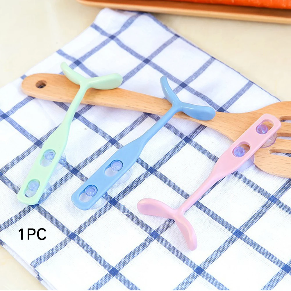Home Spoon Holder Organizer Suction Cup Cooking Tool Shelf Chopsticks Storage Rack Kitchen Accessories Useful Durable | Дом и сад