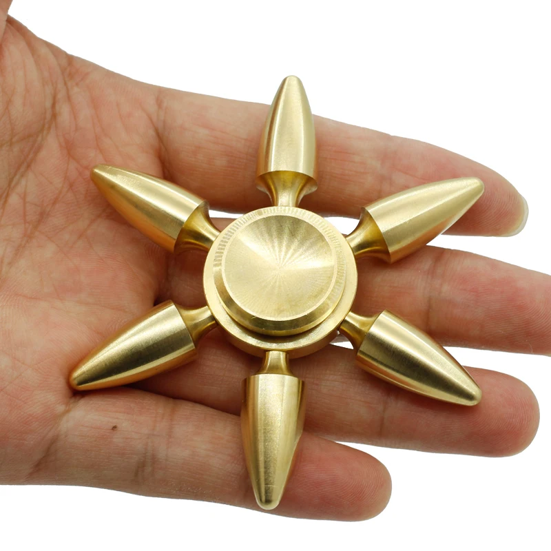 Непоседа блесны Медь Металл ручной Spinner игрушка 6 8 минут анти стресс для рук Топ