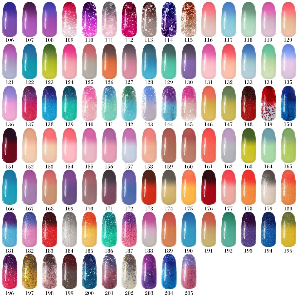 Конфеты любовник 5 мл цвет УФ гель набор температура для изменения цвета Новое