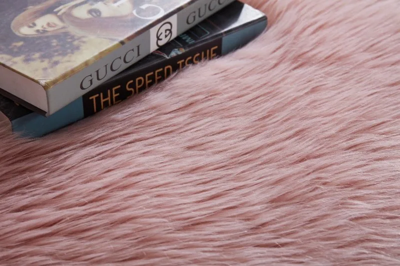 6 видов цветов коврик из искусственной овчины для стула искусственного меха